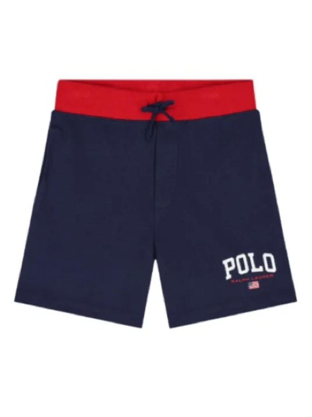Polo Ralph Lauren Boys Logo Print Shorts Blue, Red & White Size Large